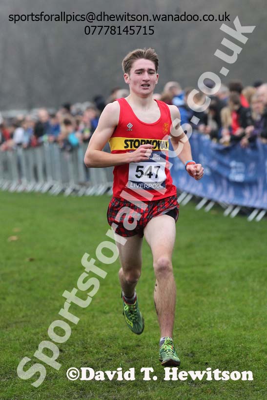 Men's under-17s European Cross Country Trials, Sefton Park, Liverpool. Photo: David T. Hewitson/Sports for All Pics